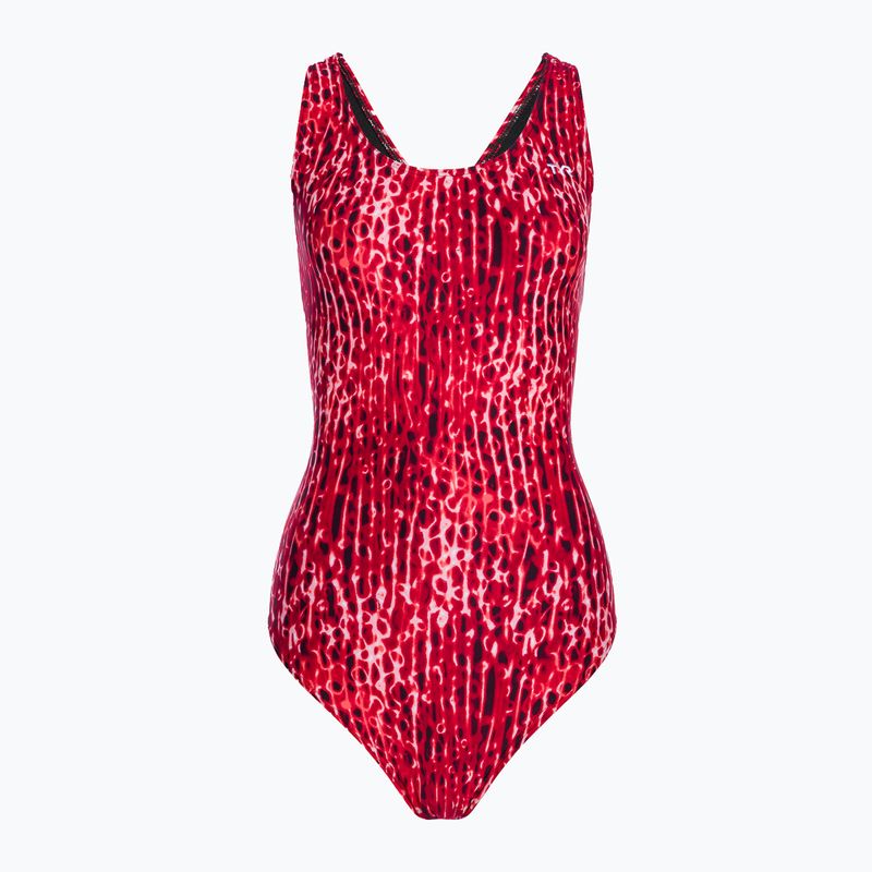 TYR Atolla Maxfit children's one-piece swimsuit red