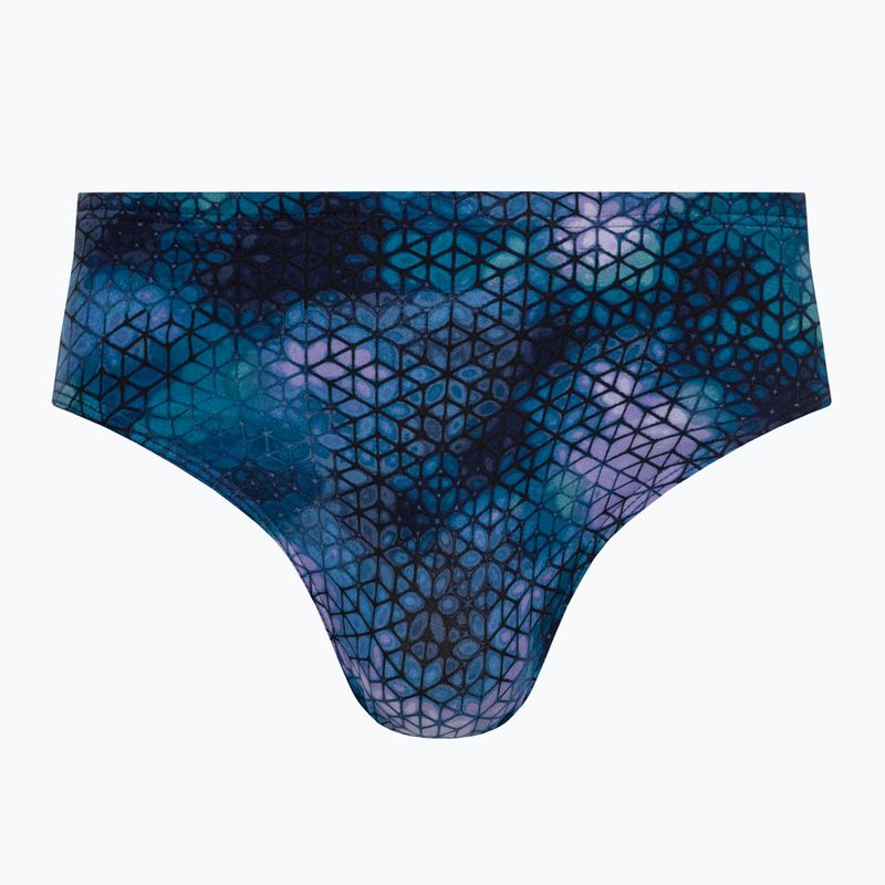 Men's TYR Starhex Racer blue ice swim briefs 3