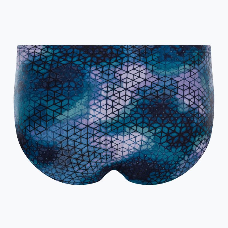 Men's TYR Starhex Racer blue ice swim briefs 4
