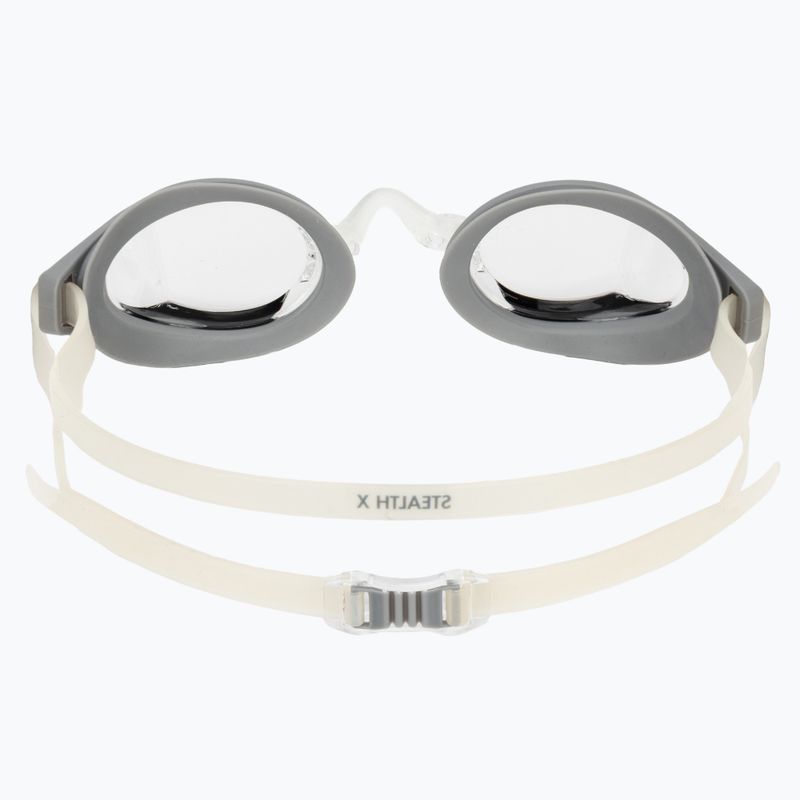Swim goggles TYR Stealth-X Race clear/silver 4