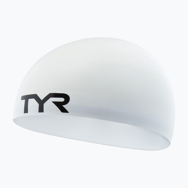 TYR swimming cap Stealth-X Racing white