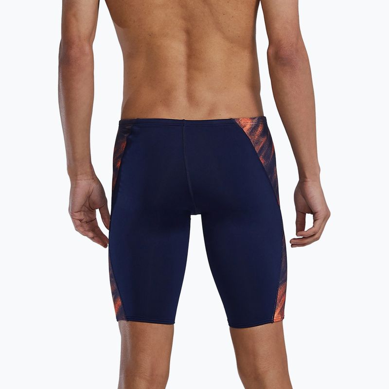 Men's swimming jammers TYR Soren Blade Splice Jammer orange 2