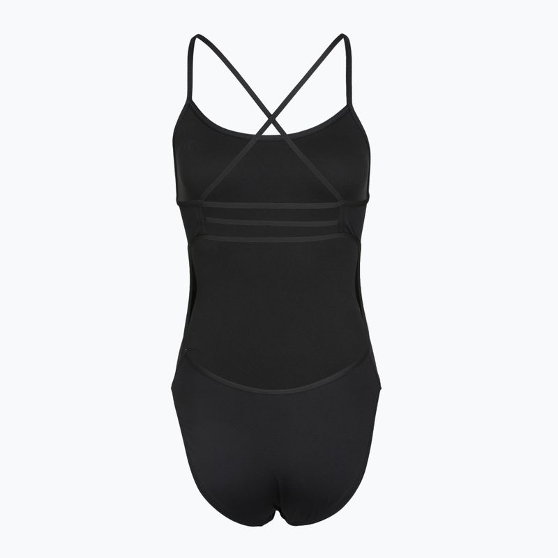 Women's one-piece swimsuit TYR Solid Trinityfit Durafast Elite black 2