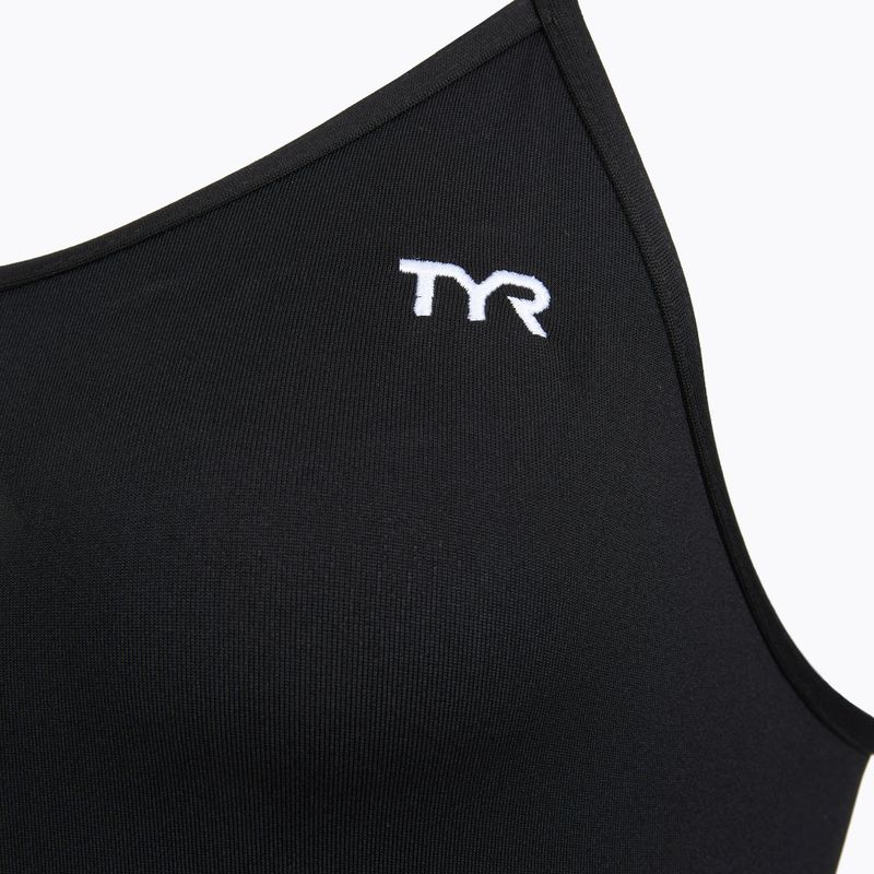 Women's one-piece swimsuit TYR Solid Trinityfit Durafast Elite black 3