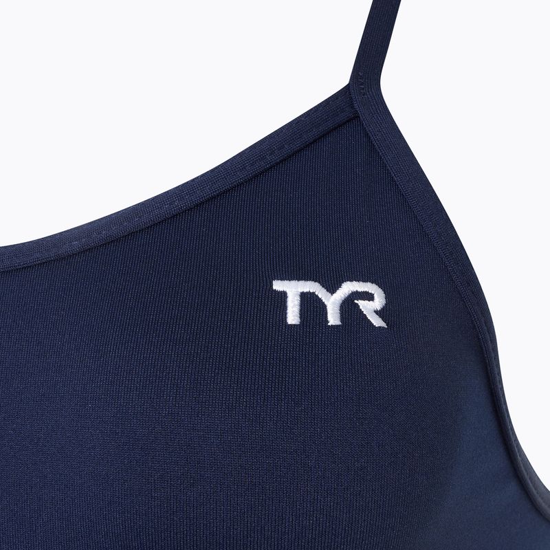 Women's one-piece swimsuit TYR Solid Trinityfit Durafast Elite navy 3