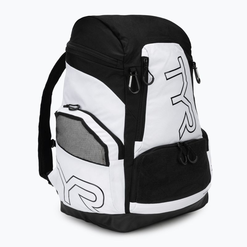 Swim backpack TYR Alliance 45 l white/black 2
