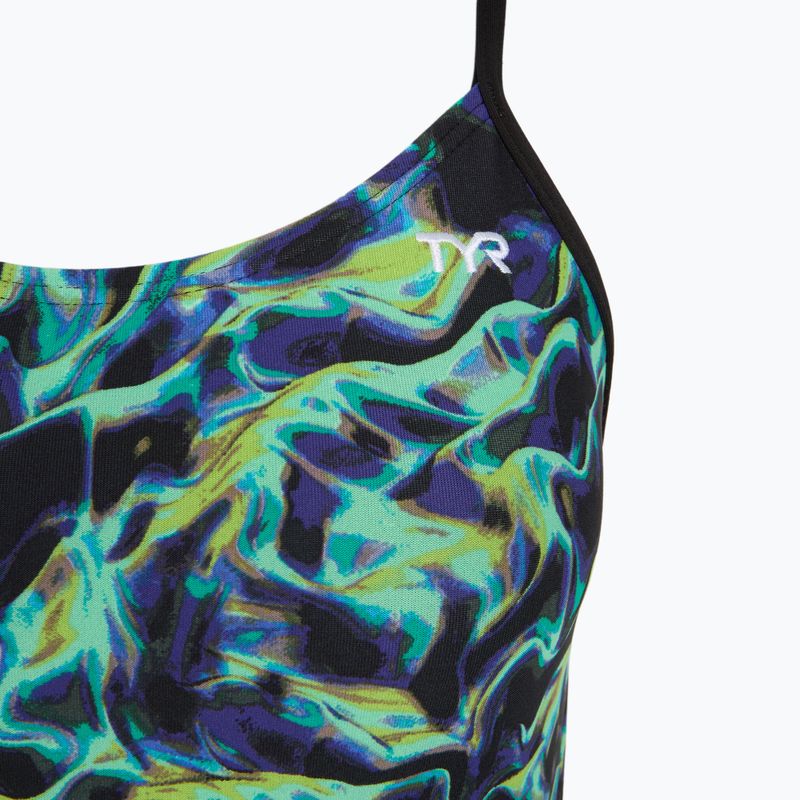 Women's one-piece swimsuit TYR Durafast Elite Energy Cutoutfit green 3