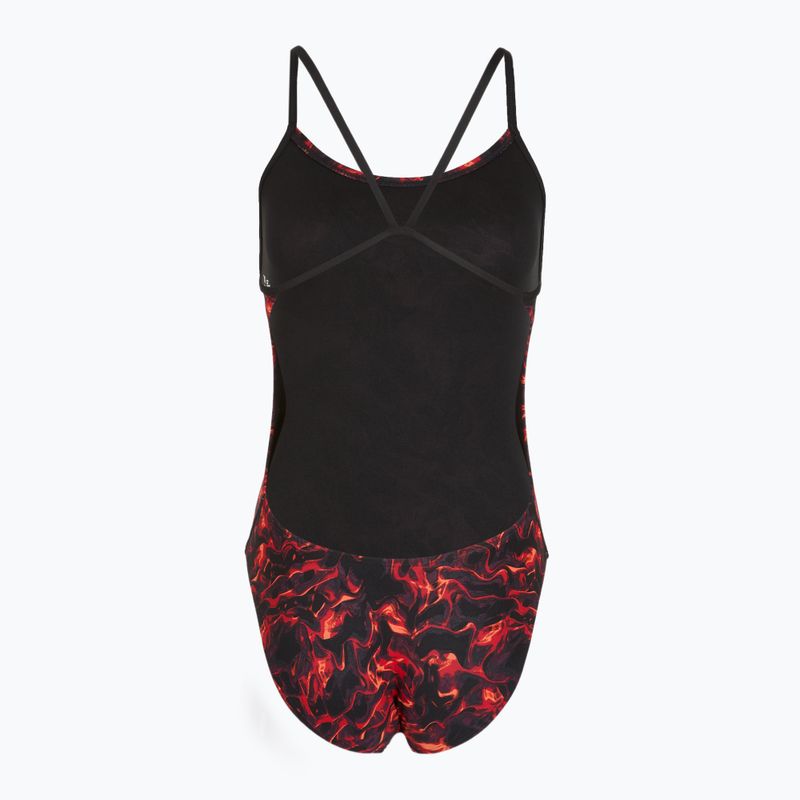 Women's one-piece swimsuit TYR Durafast Elite Energy Cutoutfit red 2