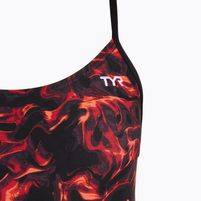 Women's one-piece swimsuit TYR Durafast Elite Energy Cutoutfit red 3