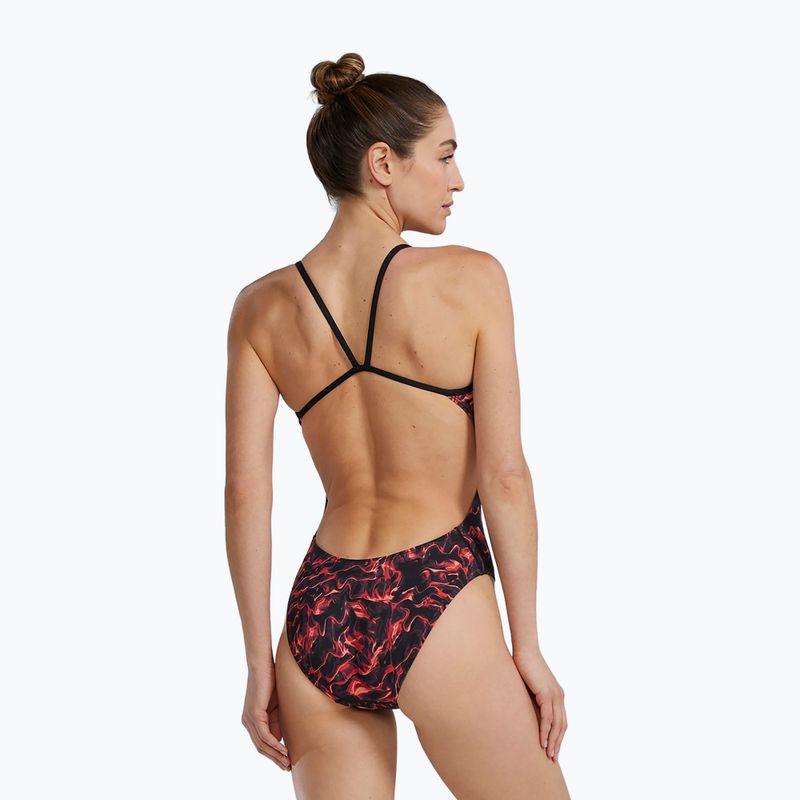 Women's one-piece swimsuit TYR Durafast Elite Energy Cutoutfit red 5