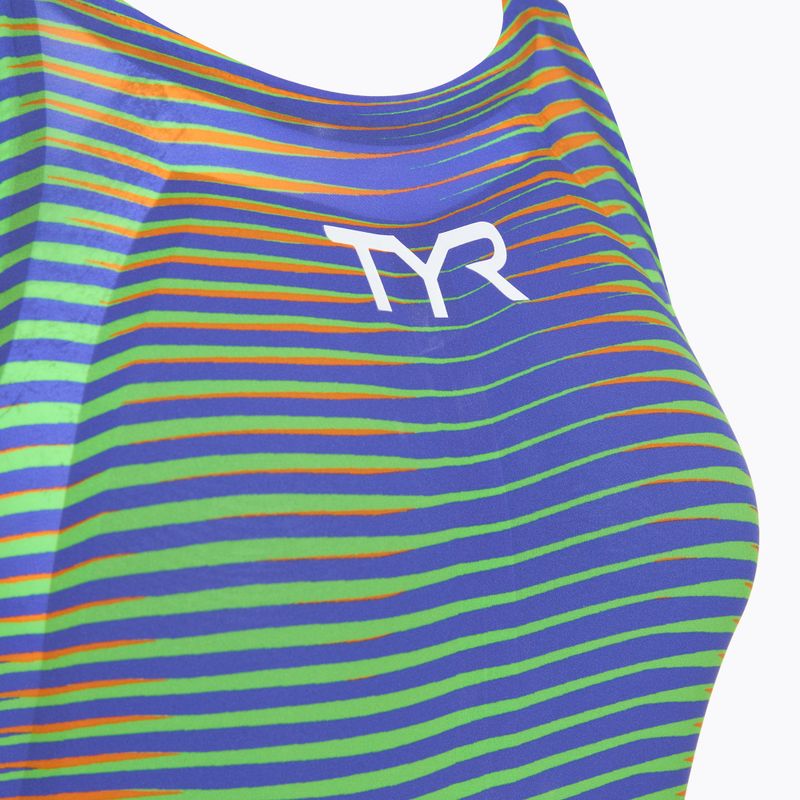 Women's one-piece swimsuit TYR Avictor Luminins Closed Back elec lime 3