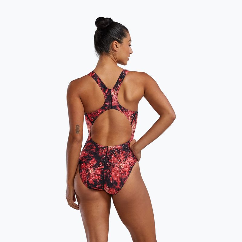 Women's one-piece swimsuit TYR Durafast Elite Radiant Flare Maxfit red 2