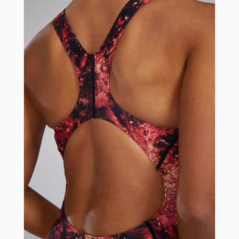 Women's one-piece swimsuit TYR Durafast Elite Radiant Flare Maxfit red 6
