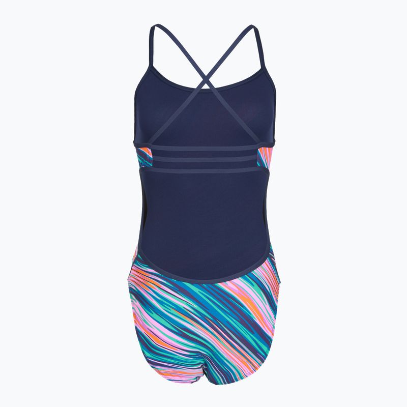 Women's one-piece swimsuit TYR Durafast Elite Riptidal Trinityfit pink/multi 2