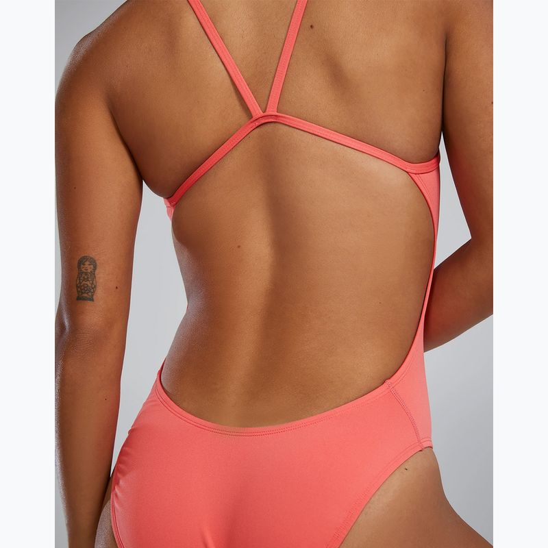 Women's one-piece swimsuit TYR Durafast Elite Solid Cutoutfit coral 6