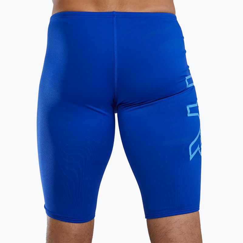 Men's swimming jammers TYR Soild Large Logo Jammer royal 6