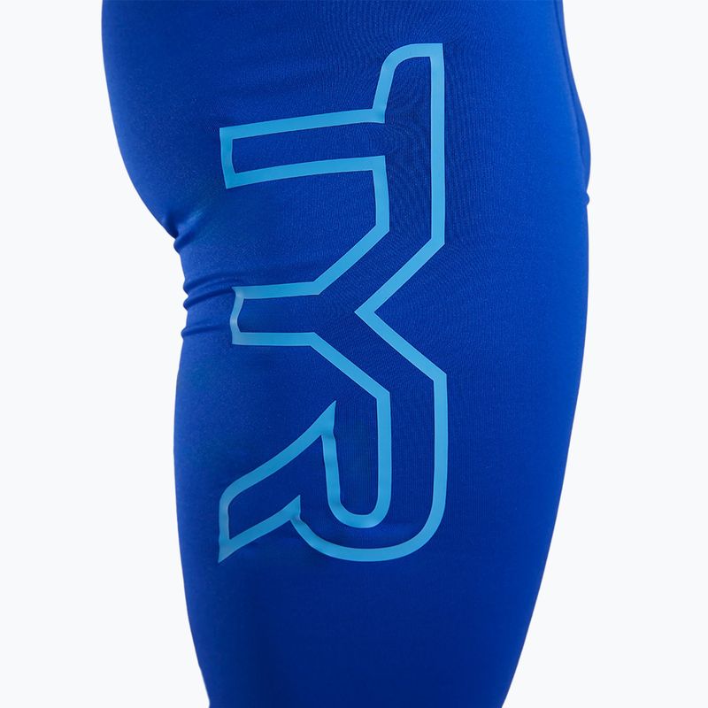 Men's swimming jammers TYR Soild Large Logo Jammer royal 7