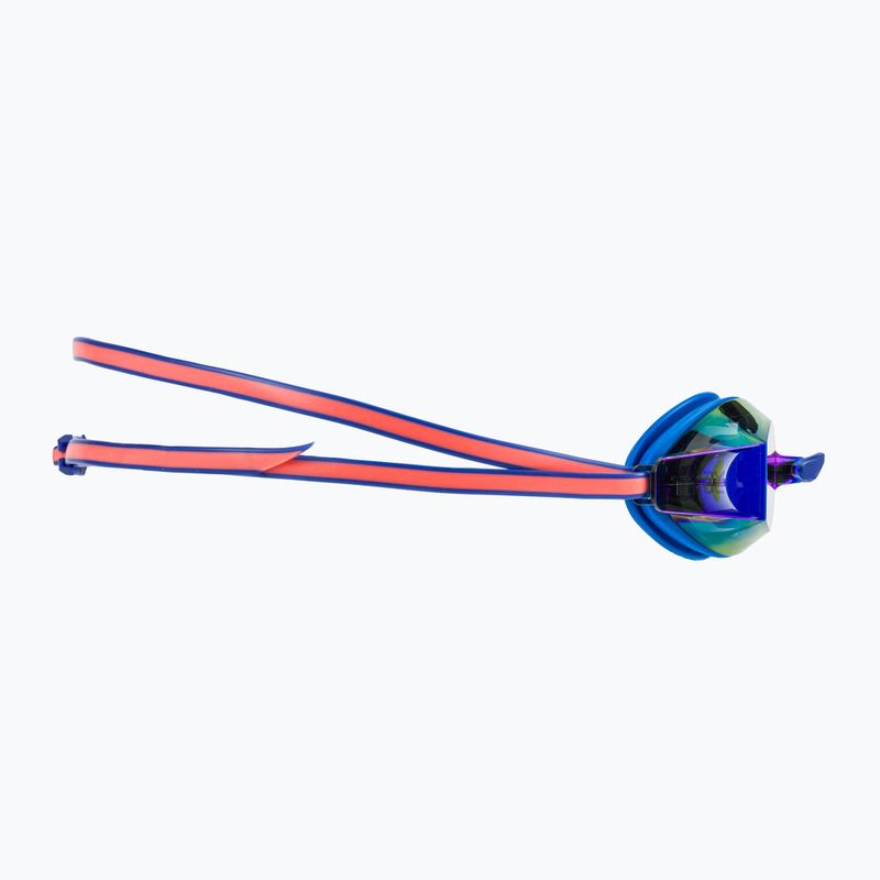 Women's swim goggles TYR Blackops 140 Ev Racing Mirrored blue/coral 3