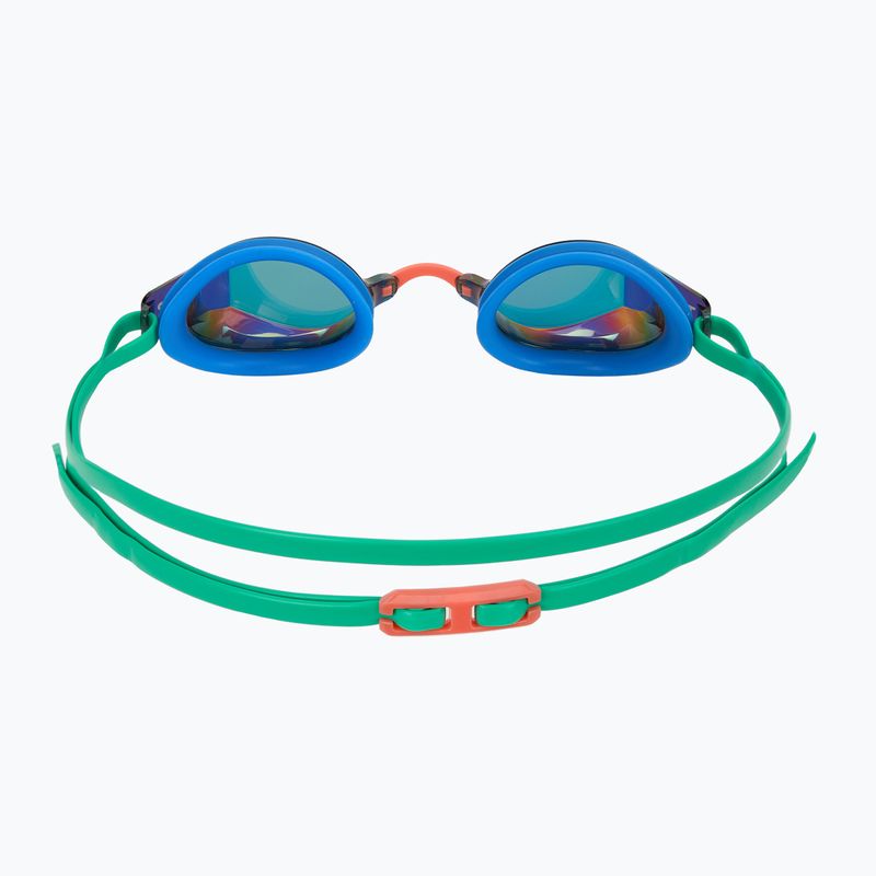 TYR Blackops 140 Ev Racing Mirrored blue/green swimming goggles 4