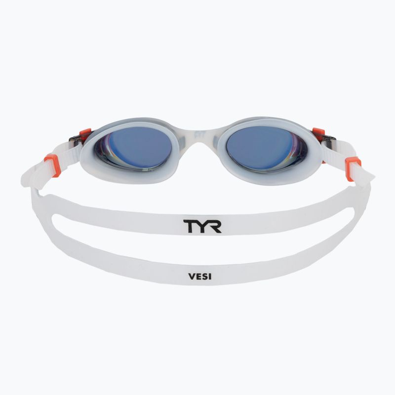 TYR Vesi Mirrored gold/white swimming goggles 4