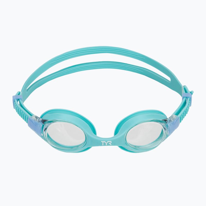 Children's swim goggles TYR Swimple blue / black / black 2