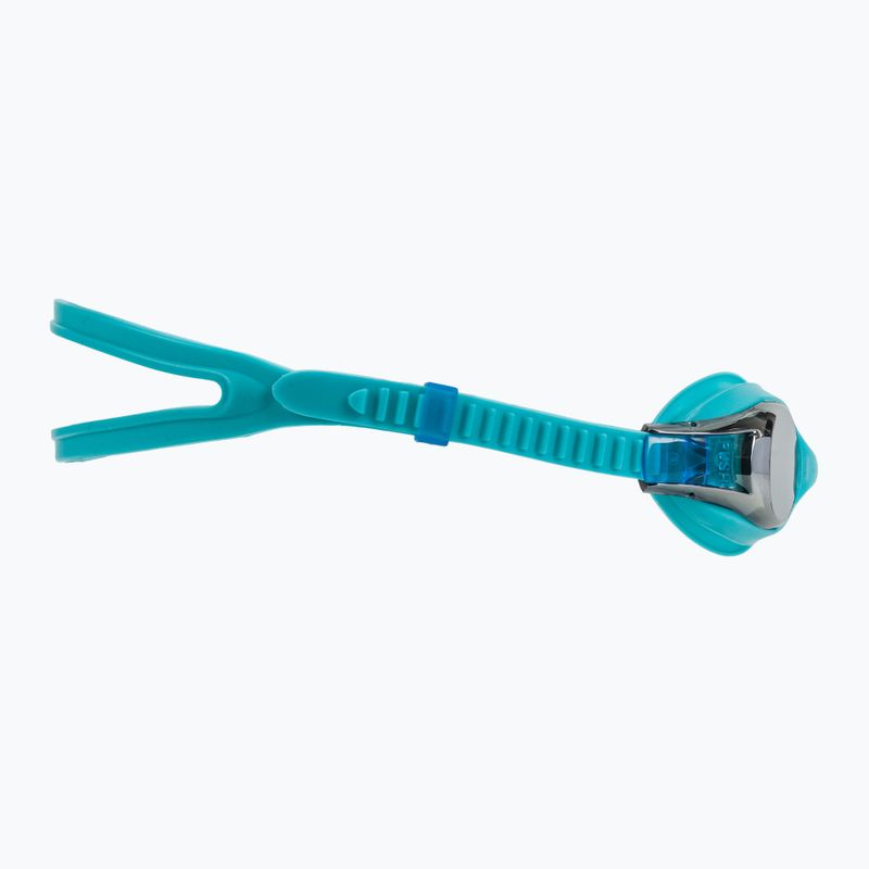 Children's swim goggles TYR Swimple Metallized silver / blue 3