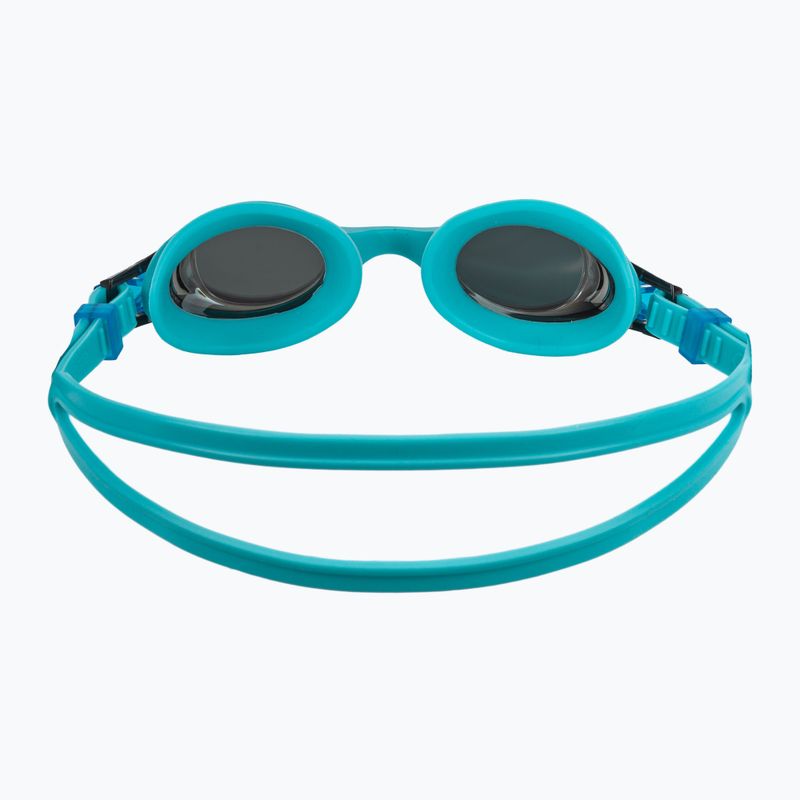 Children's swim goggles TYR Swimple Metallized silver / blue 4