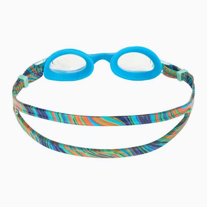 Children's swim goggles TYR Swimple Printed teal/orange 4