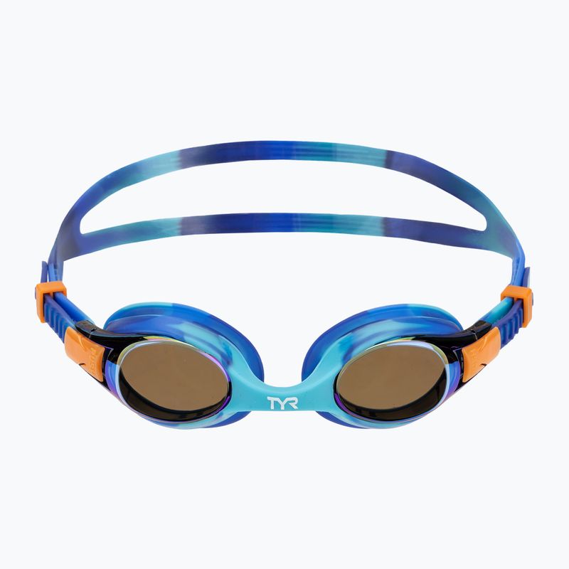 Children's swim goggles TYR Swimple Tie Dye Mirrored blue / multi 2