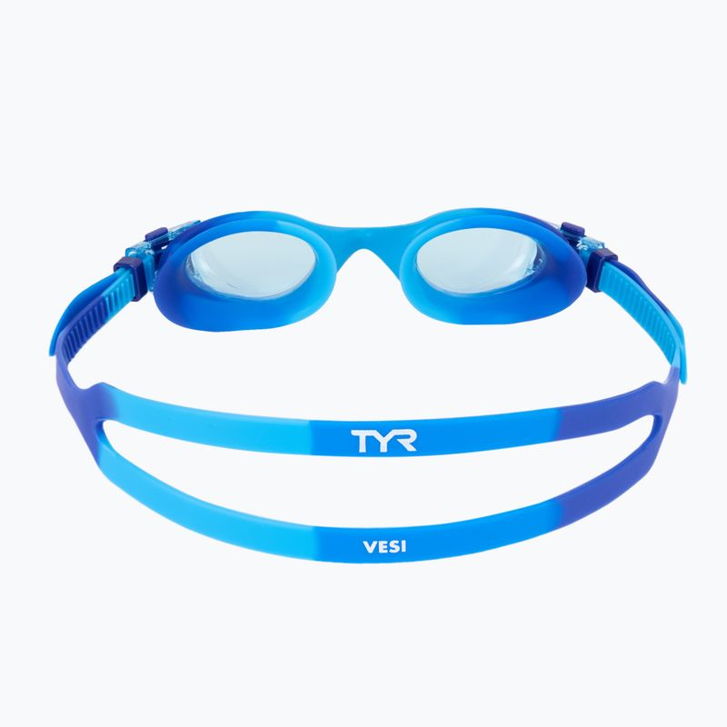 Children's swim goggles TYR Vesi Tie Dye blue 4