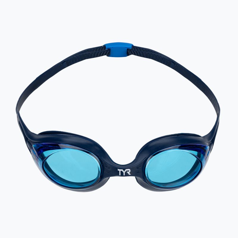 Children's swim goggles TYR Hydra Flare blue 2