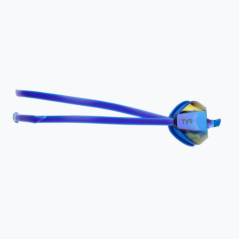 Women's swim goggles TYR Blackops 140 Ev Racing Mirrored royal/light blue 3