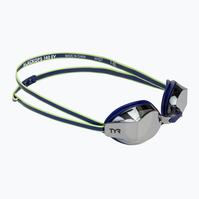 Swim goggles TYR Blackops 140 Ev Racing Mirrorednavy/lime