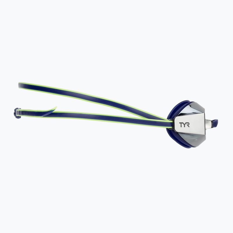 Swim goggles TYR Blackops 140 Ev Racing Mirrorednavy/lime 3