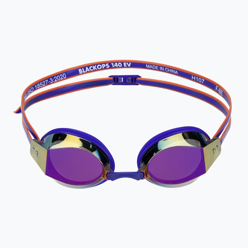 Swim goggles TYR Blackops 140 Ev Racing Mirrored royal/multi 2