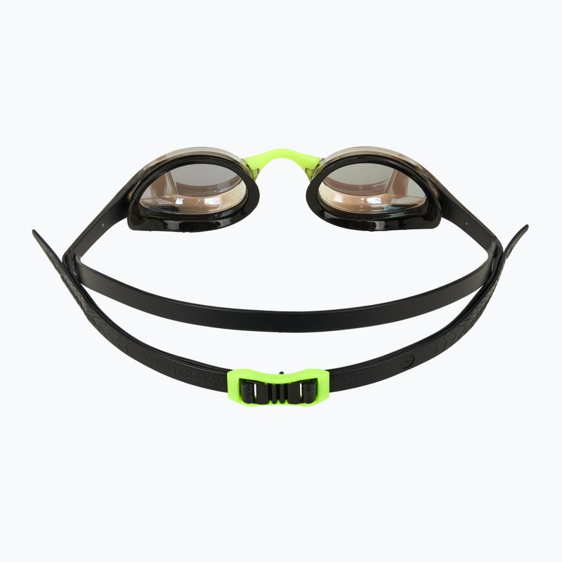 Swim goggles TYR Tracer-X Elite Racing Mirrored black/lime 4
