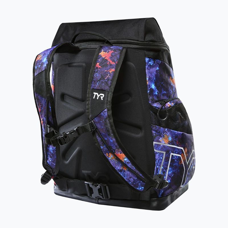Swim backpack Tyr Alliance Montipora Printed 45 l purple/orange 2