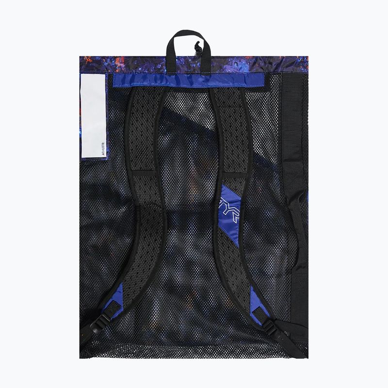 Swim bag TYR Elite Team Mesh 40 l purple / orange 2