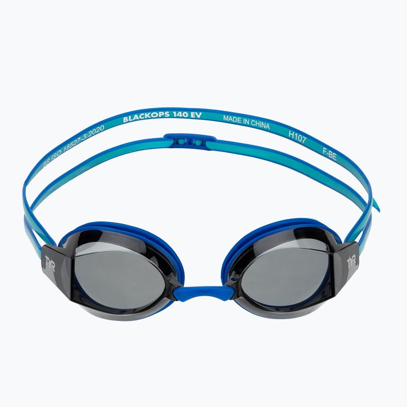 Swim goggles TYR Blackops 140 Ev Racing cobalt / aqua 2