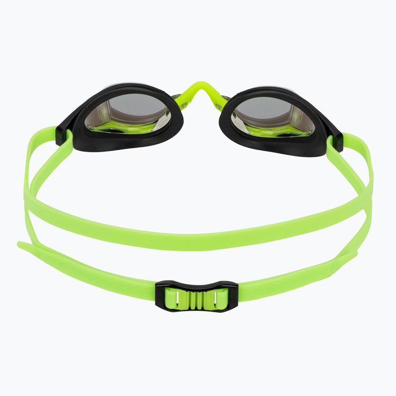 Swim goggles TYR Stealth-X Performance Mirrored electro lime 4