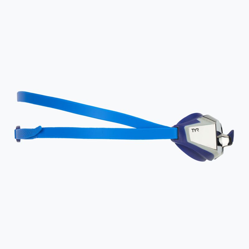 Swim goggles TYR Stealth-X Performance Mirrored blue / multi 3