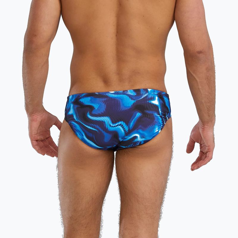 Men's swim briefs TYR Durafast Elite Waveform Brief blue 2