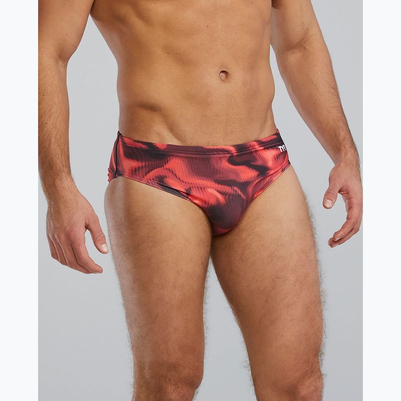 Swim briefs Tyr Durafast Elite Waveform red 4