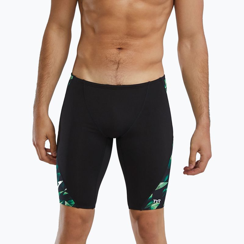 Men's swim jammers Tyr Durafast Elite Triadic green