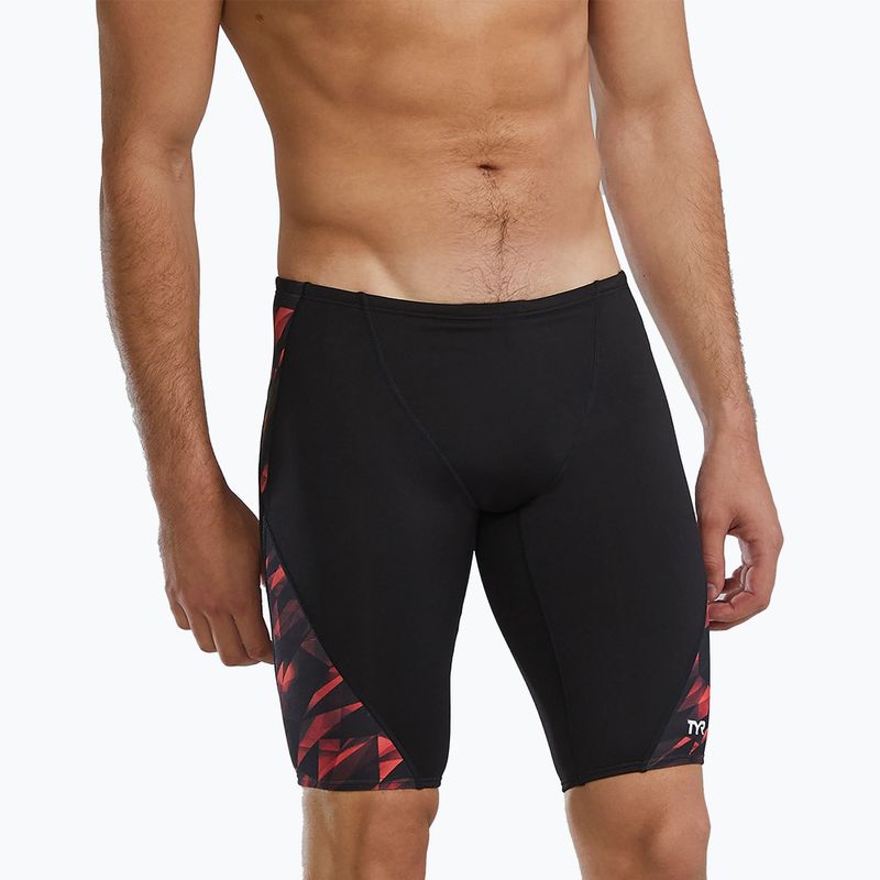 Men's swim jammers Tyr Durafast Elite Triadic red 3