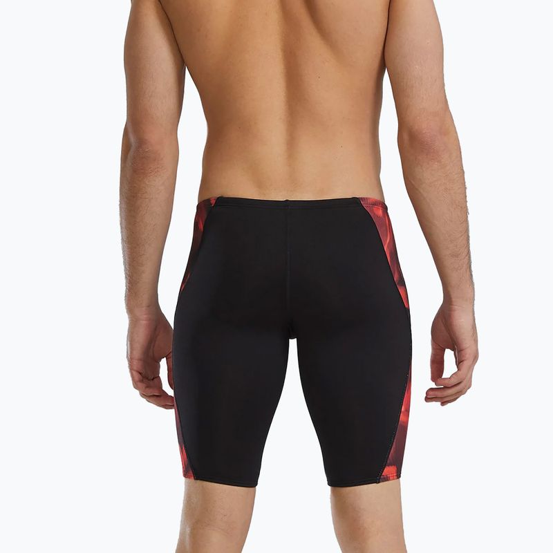 Men's swim jammers TYR Durafast Elite Waveform Blade Splice red 2