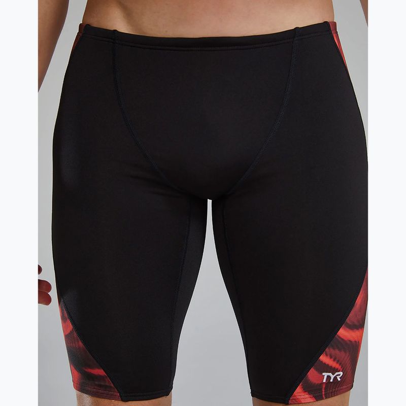Men's swim jammers TYR Durafast Elite Waveform Blade Splice red 5