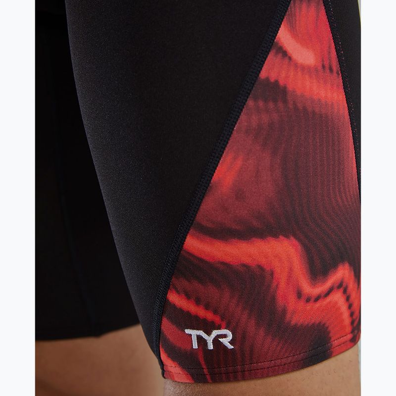 Men's swim jammers TYR Durafast Elite Waveform Blade Splice red 8