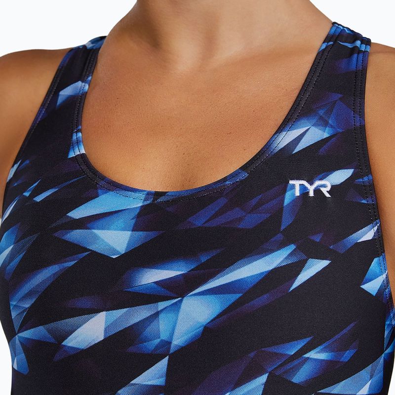 Women's one-piece swimsuit Tyr Durafast Elite Triadic Maxfit blue 8