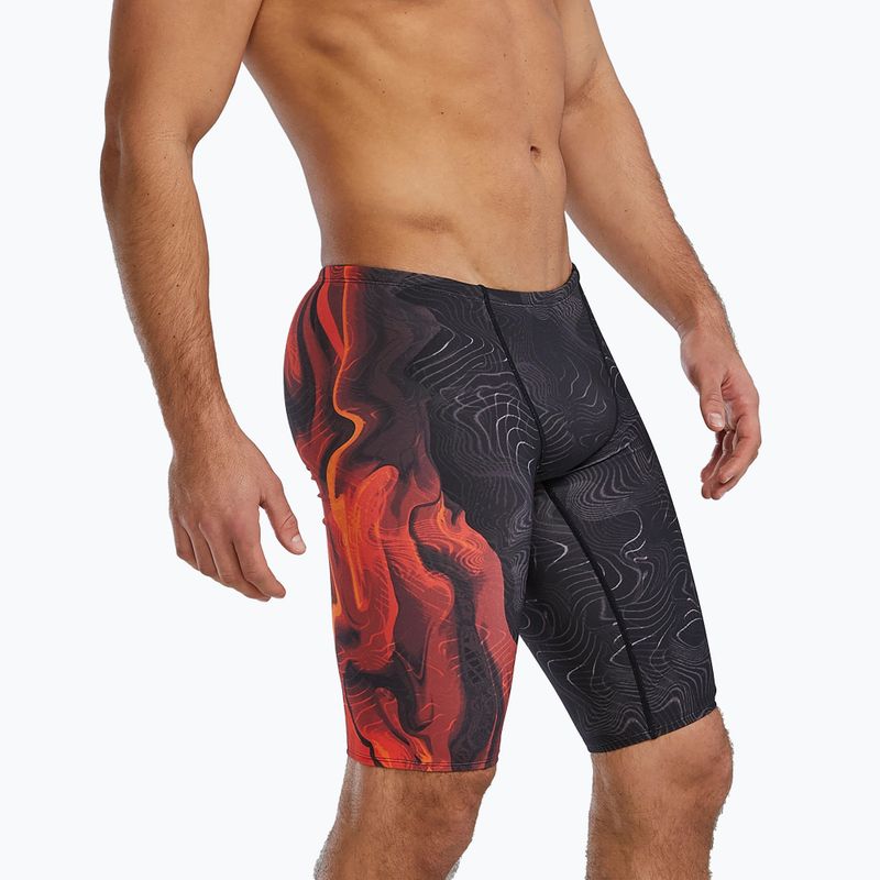 Men's swim jammers Tyr Durafast Elite Firestorm metalic fire 4